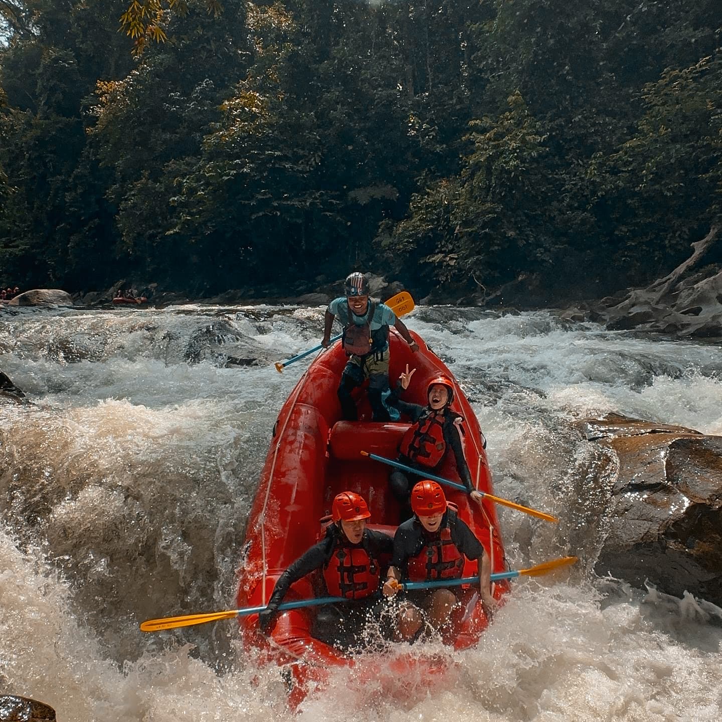 Whitewater on the Kampar River, Gopeng Glamping Park